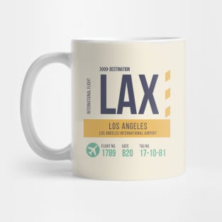 Los Angeles Airport Stylish Luggage Tag (LAX) Mug